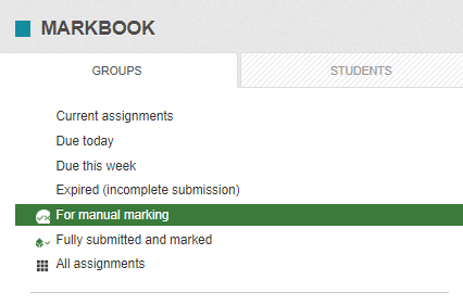 manual marking