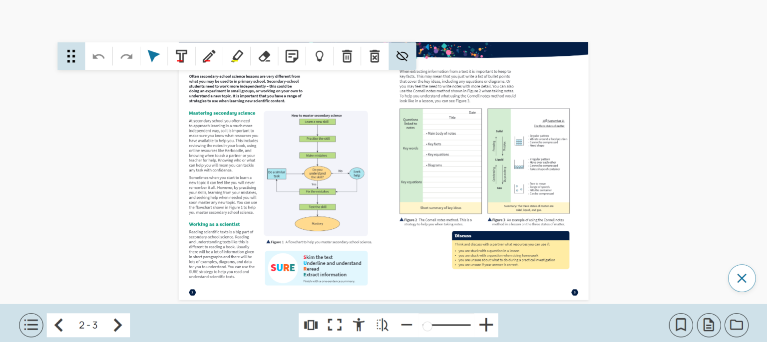 Optimised digital book Kerboodle help and support